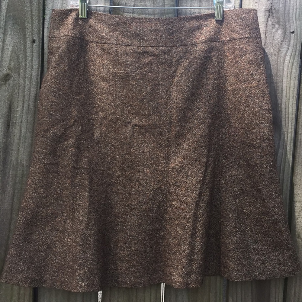 Wool Blend Talbots Skirt with back zipper size 14